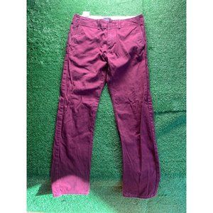 Levis Burgundy Pants Slim Fit Men Size 29/30